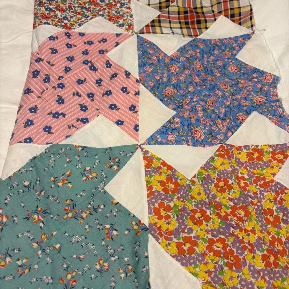 Vintage  Quilt Top - Picture 3 of 3